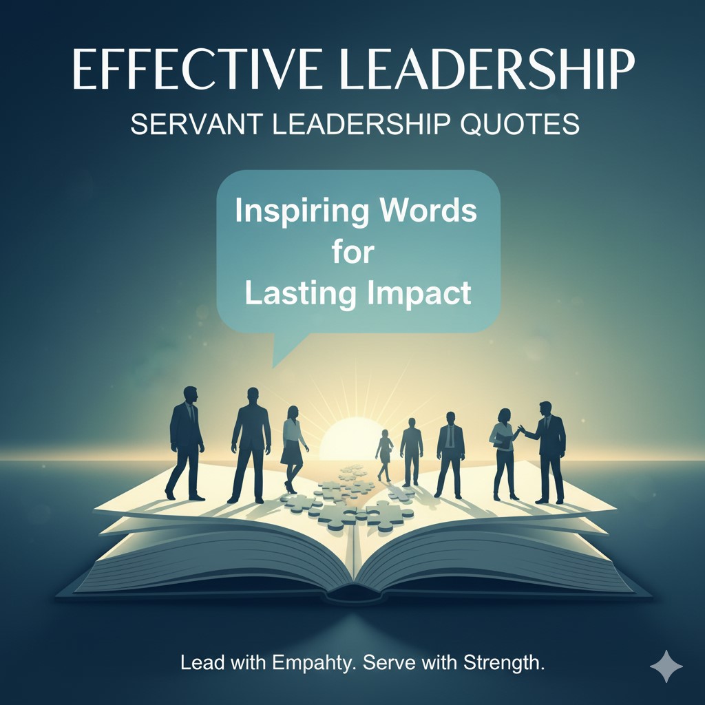 Effective Leadership Servant Leadership Quotes